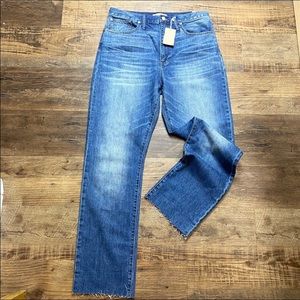 Madewell Rigid Straight Crop Jeans Size 31